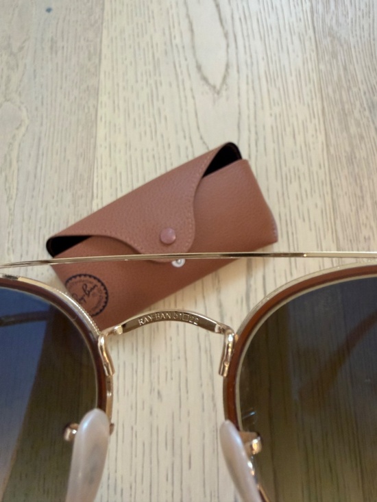 Ray-Ban Gold Frame BrowN sunglasses main image 6
